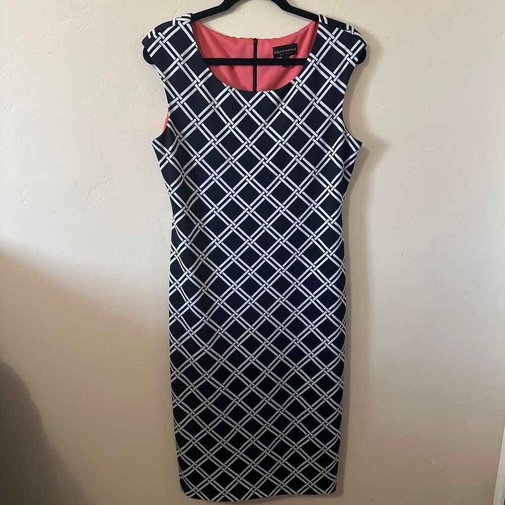 Connected Women's Patterned Dress, Size 12